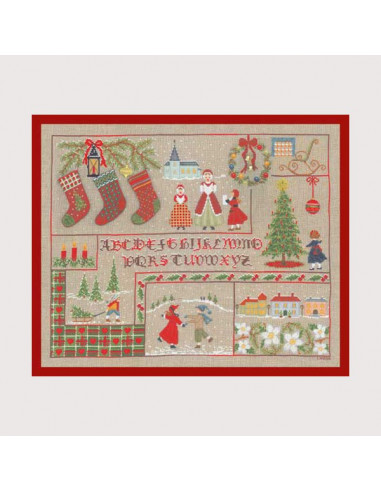 Le Bonheur des Dames - Kit - Tableau de noël...