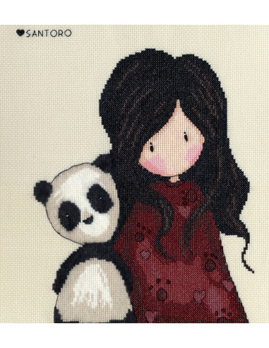 Bothy Threads - Kit - Gorjuss Panda Girl