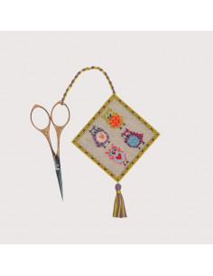 Le Bonheur des Dames - Kit - Porte-ciseaux Chouettes