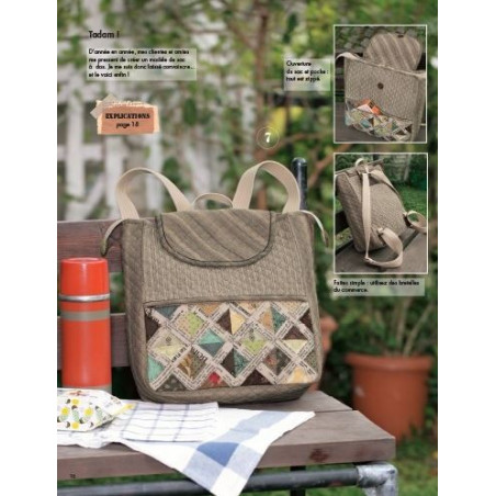 Livre - Quilter comme on aime - 37 sacs & autres objets déco