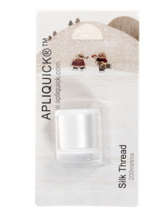 APLIQUICK ®™ - Fil de soie - blanc - 200 mètres