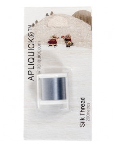 APLIQUICK ®™ - Fil de soie - gris - 200 mètres