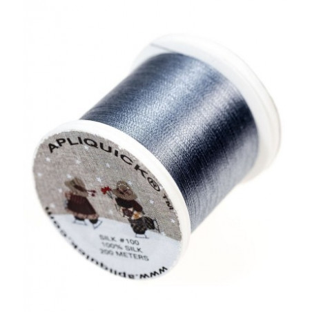 APLIQUICK ®™ - Fil de soie - gris - 200 mètres
