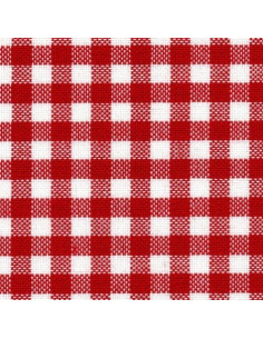 Toile Zweigart Murano Carré coloris 9219 - Rouge et blanc