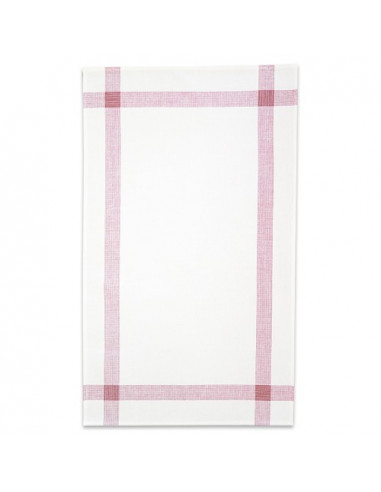 Graziano - Linge/torchon BONN blanc et rouge
