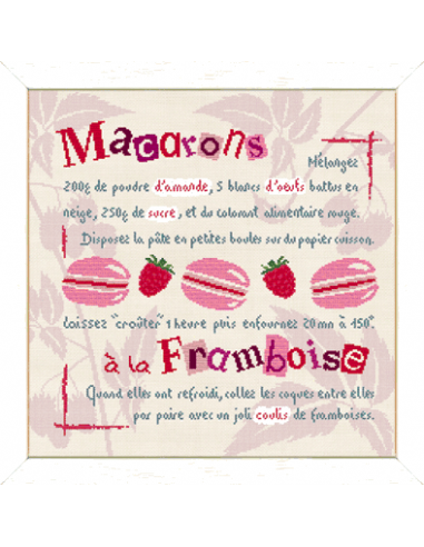 Lili Points - Macarons à la framboise