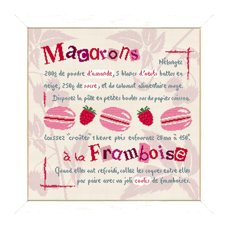 Lili Points - Macarons à la framboise
