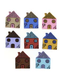 Lot de boutons Dress It Up - Maisons