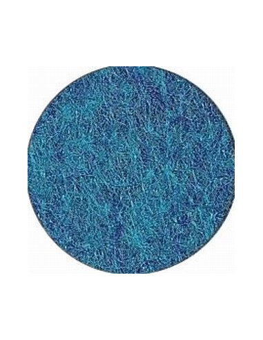 Feutrine de laine - Bleu tropical