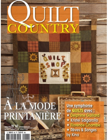 Magazine - Quilt Country 48 - À la mode printanière