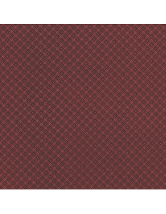 Tissu Patchwork pour Noël - bordeaux