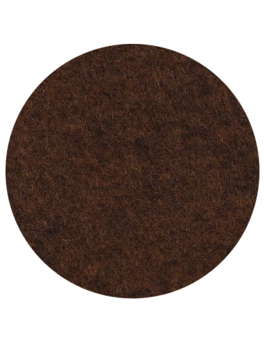 Feutrine de laine - Tabac brun