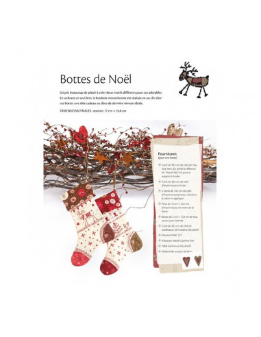 Livre - Broderie festive pour Noël