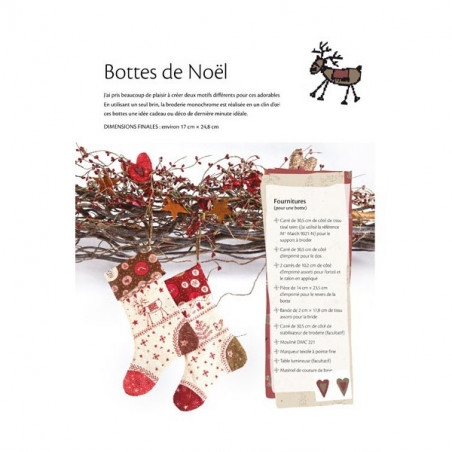 Livre - Broderie festive pour Noël