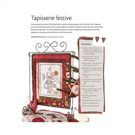 Livre - Broderie festive pour Noël