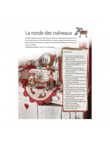 Livre - Broderie festive pour Noël