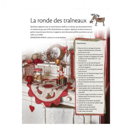 Livre - Broderie festive pour Noël