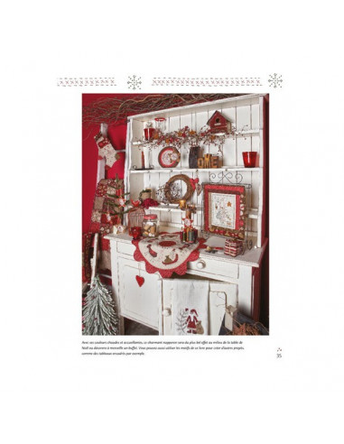 Livre - Broderie festive pour Noël