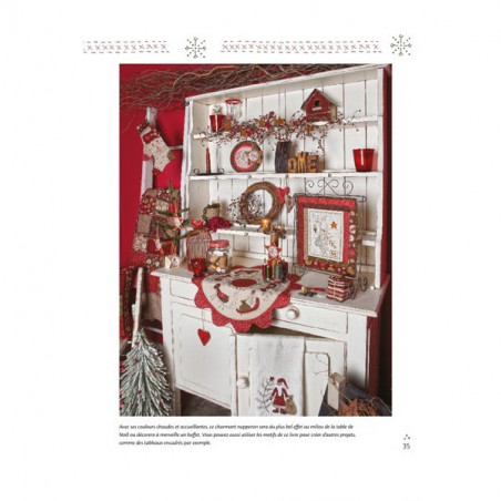 Livre - Broderie festive pour Noël
