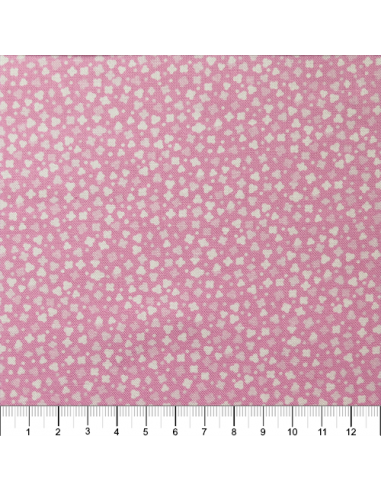 Tissu Patchwork - Confetti rose