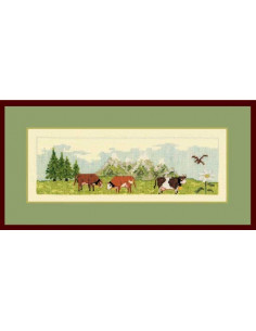 Le Bonheur des Dames - Kit - Vaches à la montagne