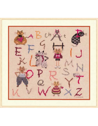 Le Bonheur des Dames - Kit - Abécédaire "Chats"