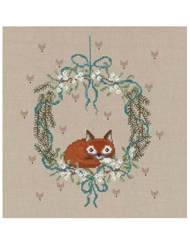 Le Bonheur des Dames - Kit - Couronne petit renard