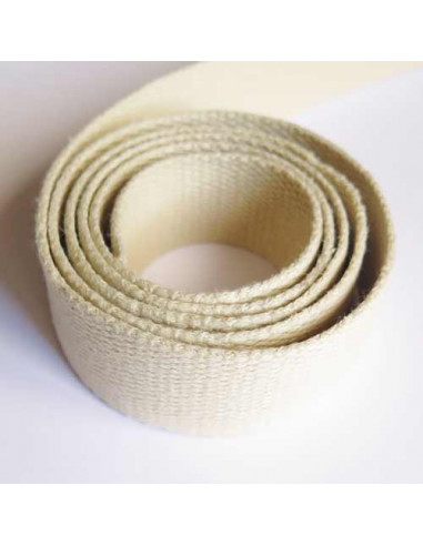 Sangle pour sac en coton 30 mm - crème
