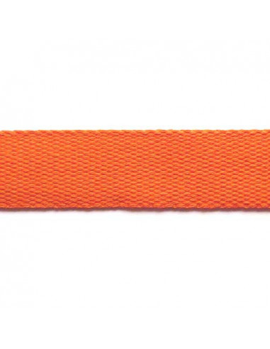 Sangle pour sac en coton 30 mm - orange