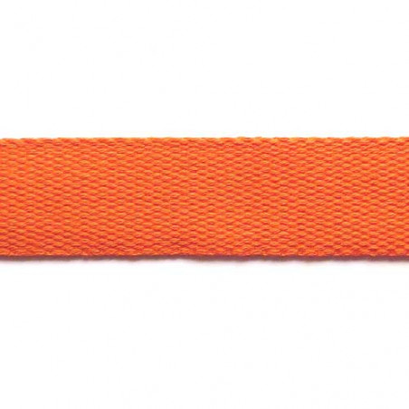 Sangle pour sac en coton 30 mm - orange