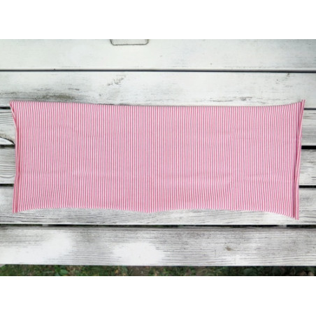 Coupons de tissu jersey rayé en coton - 20 x 50 cm