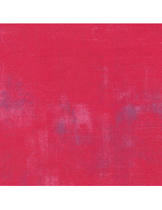 Tissu Patchwork - Grunge - Framboise