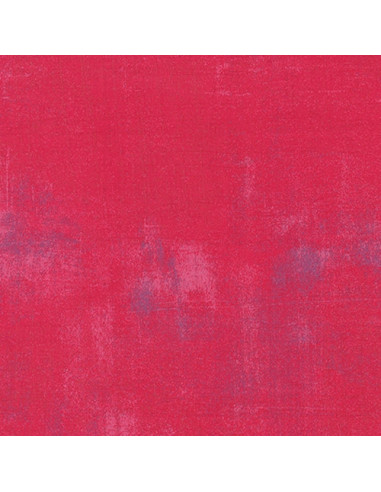 Tissu Patchwork - Grunge - Framboise