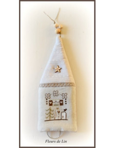 Fleurs de Lin - fiche - Porte-clefs "Dans la forêt"