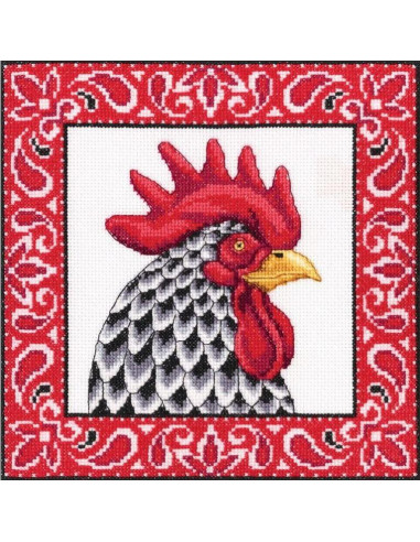 RTO -  Kit point de croix - Handsome rooster