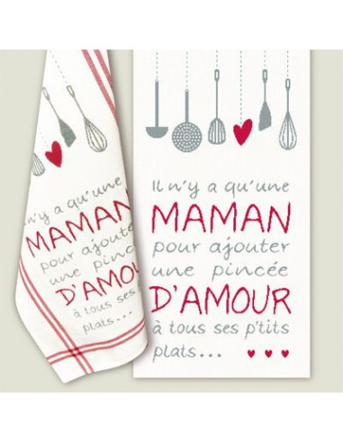 Lili Points - Maman d'amour (grille point de croix)