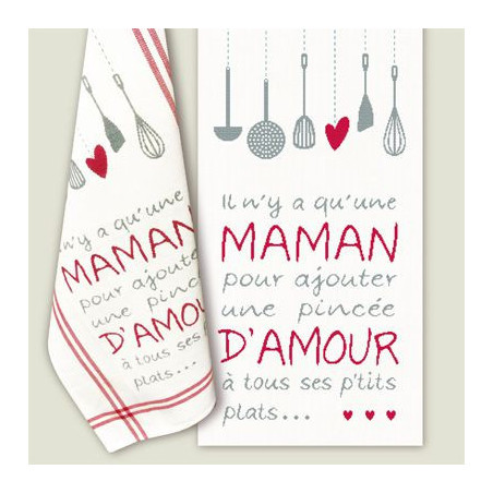 Lili Points - Maman d'amour (grille point de croix)
