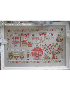 Cuore e Batticuore - Apple Farm - Fiche de broderie au point de croix compté