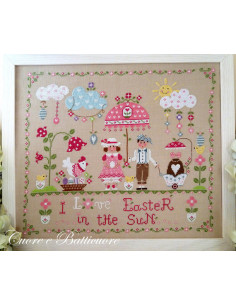 Cuore e Batticuore - Easter in the Sun - Fiche de broderie au point de croix compté