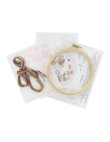 Kit de broderie traditionnelle "Biche oh ma biche !" de Un Chat dans l'aiguille