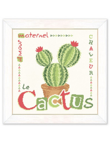 Lili Points - Fiche point de croix compté - Le Cactus