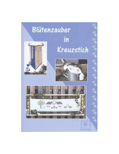 Brochure Stickdesign Blütenzauber in Kreuzstich