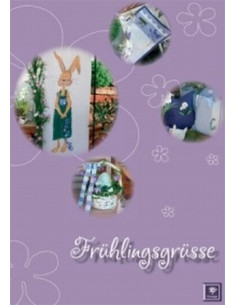 Livre Stickdesign Frühlingsgrüsse