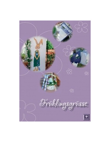 Livre Stickdesign Frühlingsgrüsse
