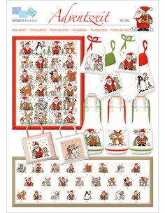 Lindner's Kreuzstiche - Adventszeit - fiche point de croix