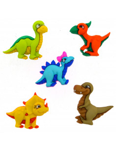 Lot de boutons Dress It Up - Dino-mite
