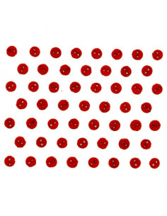 Lot de boutons Dress It Up - Micro Round Red