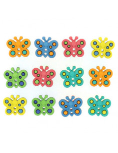 Lot de boutons Dress It Up - Sew Cute Butterflies