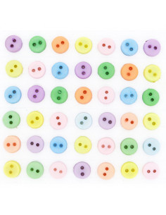 Lot de boutons Dress It Up - Tiny Pastel Buttons