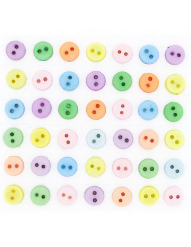 Lot de boutons Dress It Up - Tiny Pastel Buttons